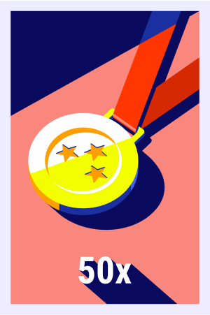 Win with x50 multiplier